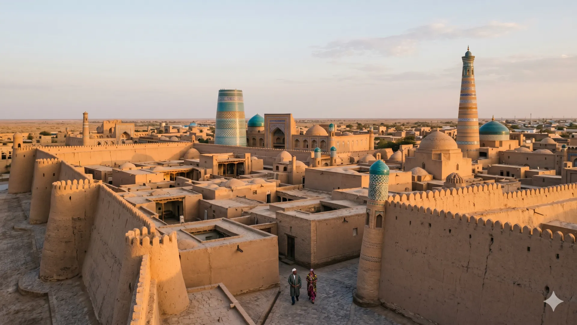 Туры в Хиву для иностранных гостей — Ичан-Кала, старый город Хива, исторический маршрут по Узбекистану